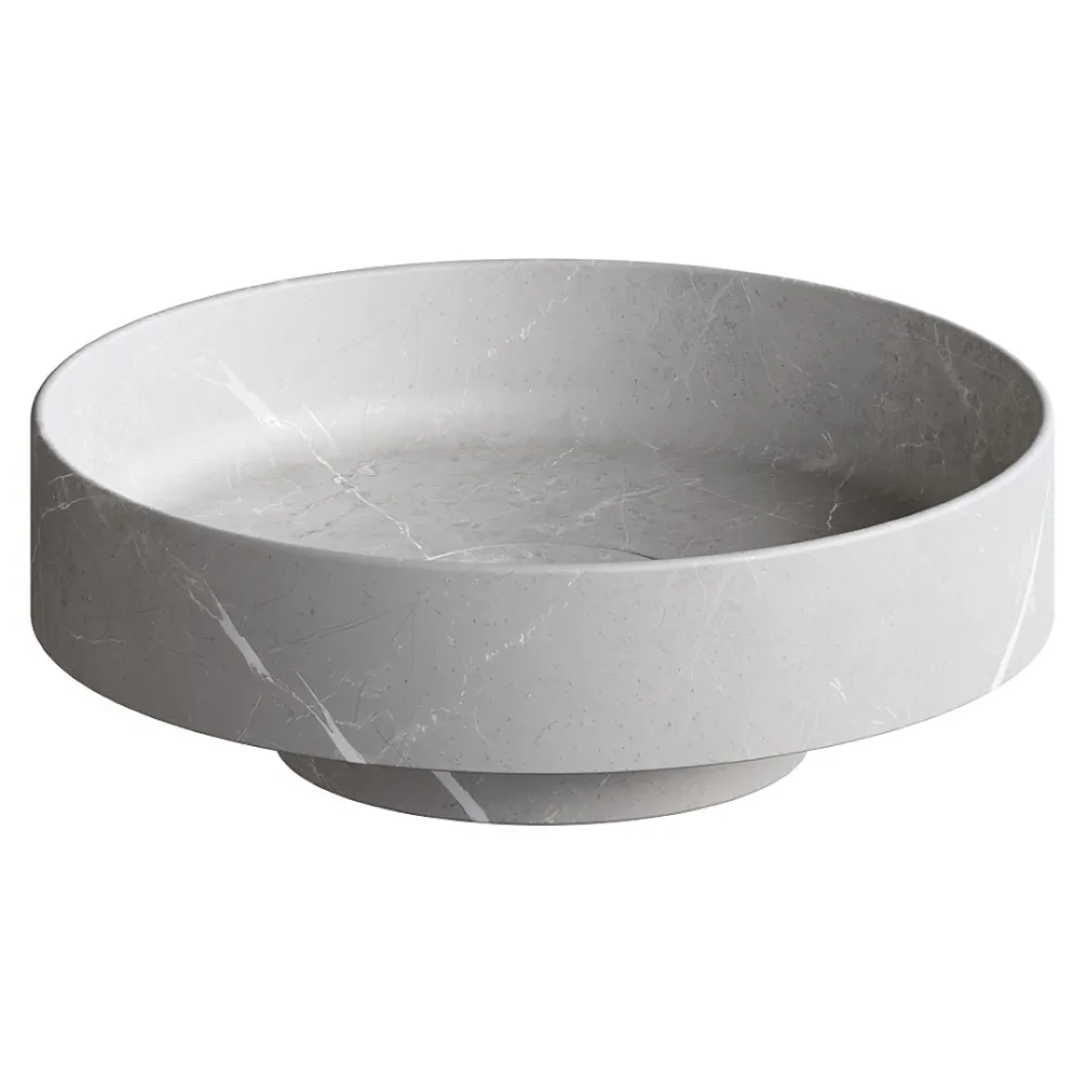 Раковина накладная Ø40 см ArmadiArt Sole Corian