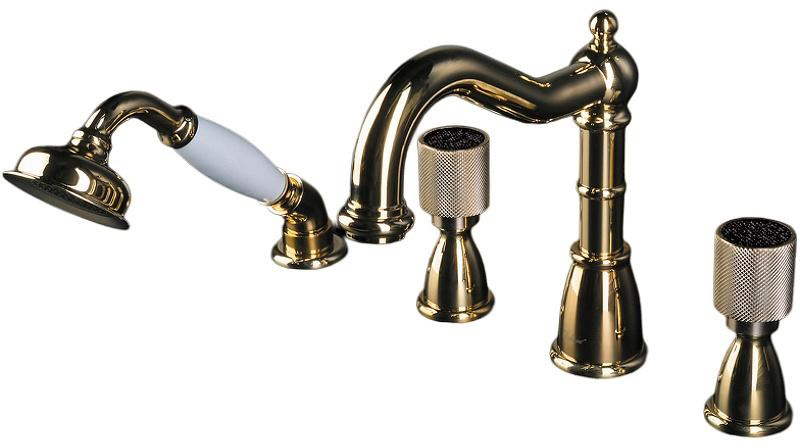 Смеситель на борт ванны Boheme Royal Cristal