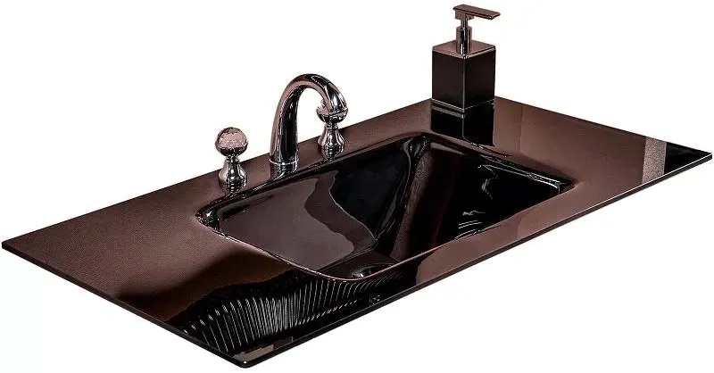 Столешница стеклянная 141 см ArmadiArt Vallessi