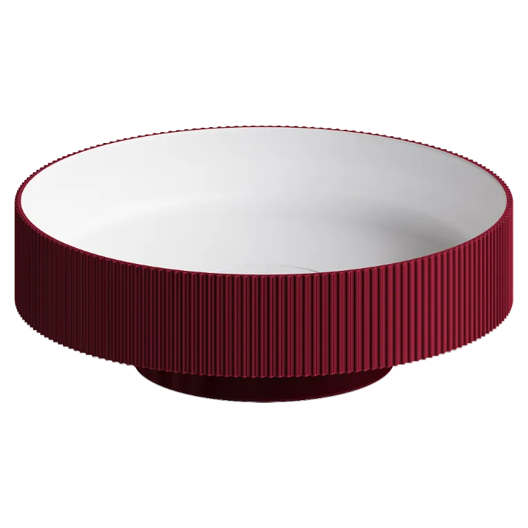 Раковина накладная Ø40 см ArmadiArt Sole Corian