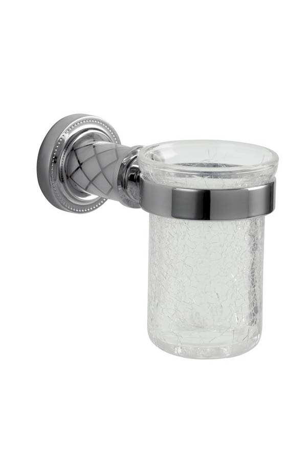 Стакан для зубных щеток Boheme Murano, хром