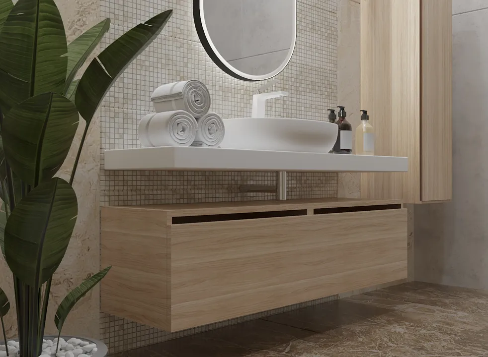 Тумба под столешницу 140 см ArmadiArt Vallessi Uno-S