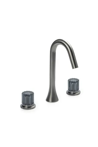 Смеситель из стены Boheme SWAN на 3 отв ELEGANTE GREY, графит