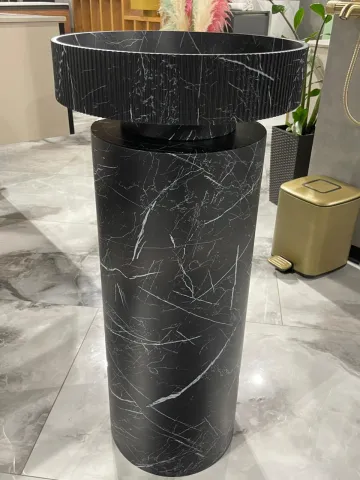 Пьедестал для раковины ArmadiArt Corian 300*720 Nero Marquina