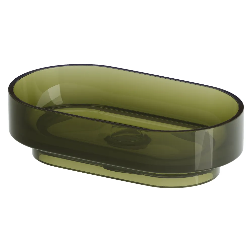Раковина овальная ArmadiArt, полиэфирная OLIVE, золото