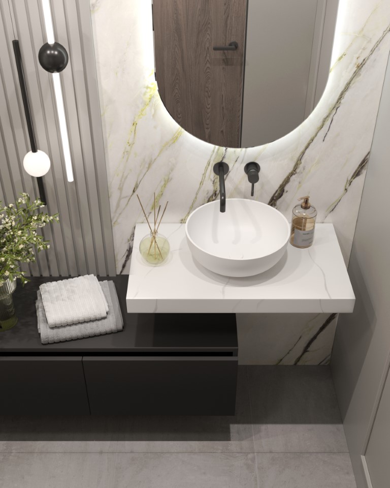 Столешница 80 см ArmadiArt Flat