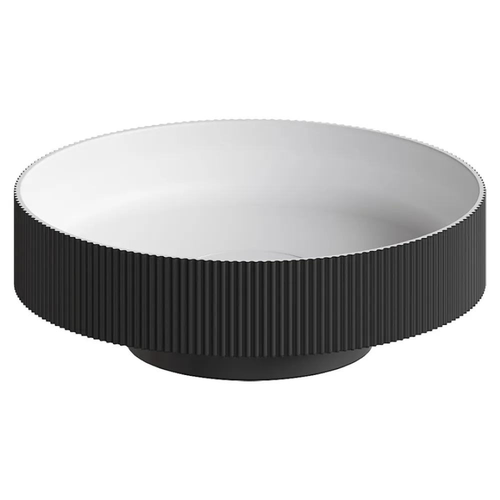 Раковина накладная Ø40 см ArmadiArt Sole Corian