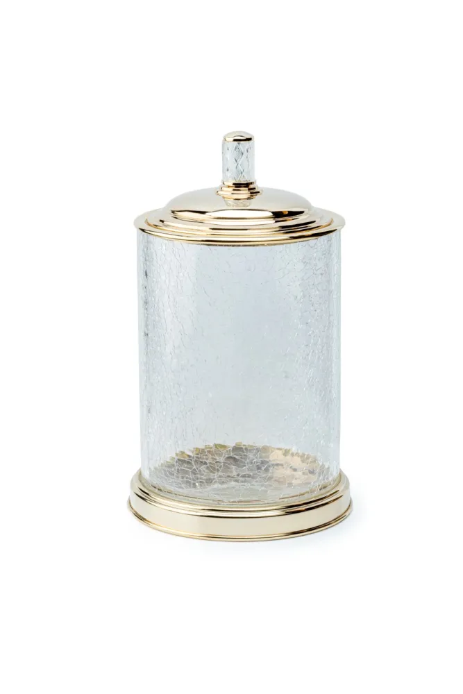 Ведро для мусора Boheme Murano Cristal, золото