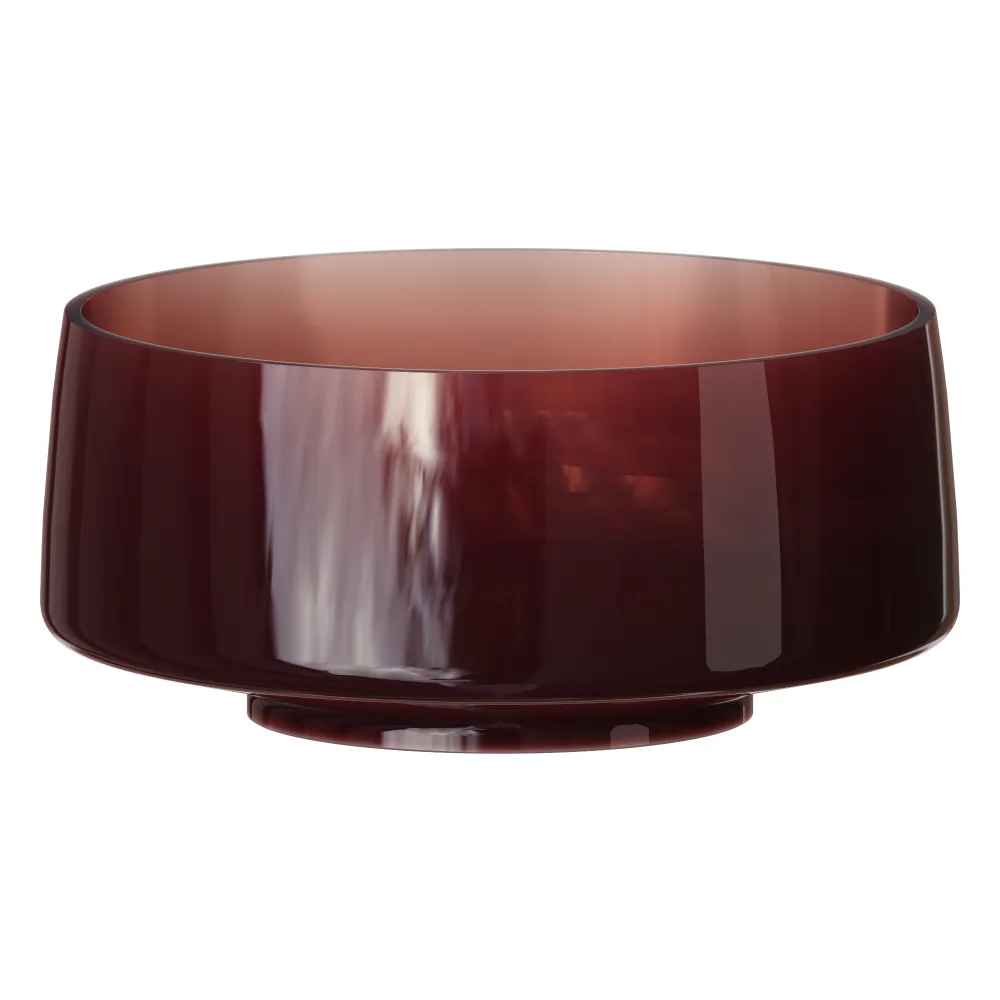 Раковина круглая Boheme, полиэфирная GLOW SMOKE цвет TERRACOTTA