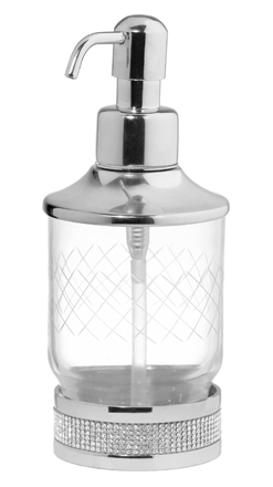 Настольный диспенсер Boheme ROYALE CRISTAL ХРОМ