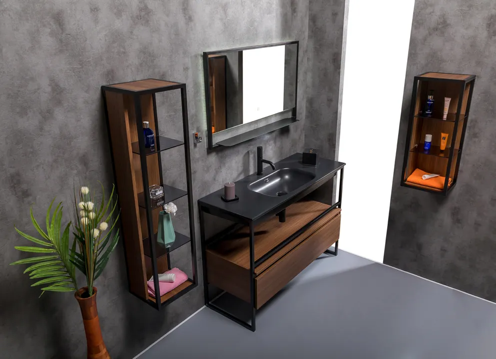 Раковина 120 см ArmadiArt Vallessi с тумбой