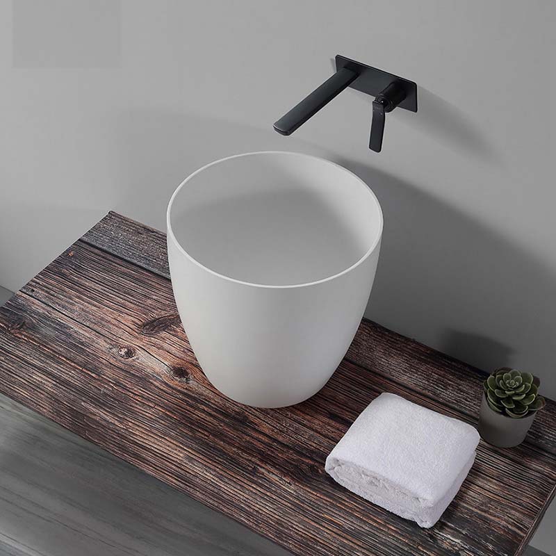 Раковина накладная Ø39 см ArmadiArt Corian