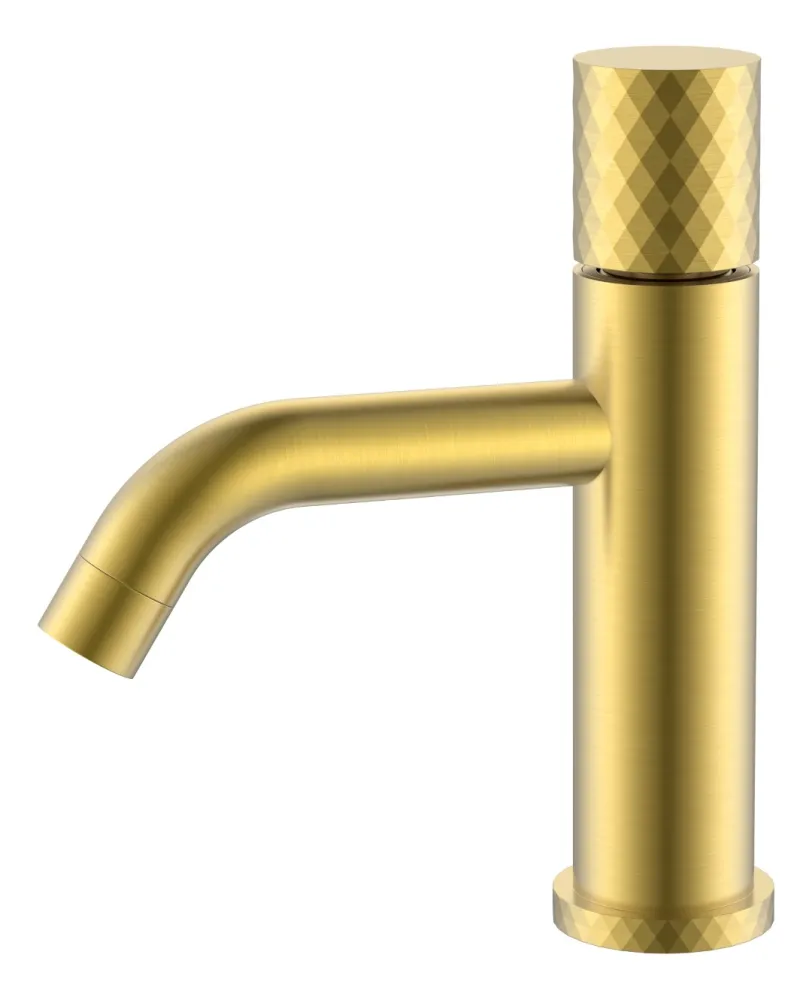 Смеситель для раковины Boheme Stick, золото матовое