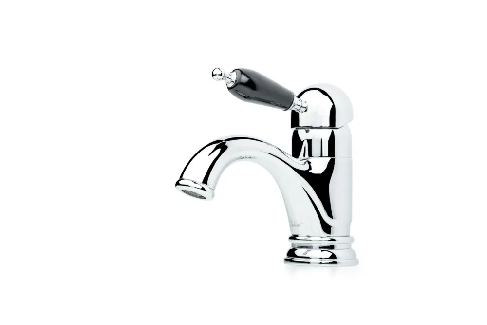 Смеситель для умывальника Boheme TRADIZIONALE CHROMO с черной керамикой 261-BL С